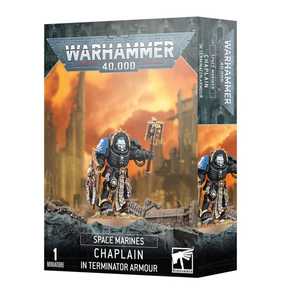 Space Marines Chaplain in Terminator Armour Pre-Order Available 14th October - Chester Model Centre