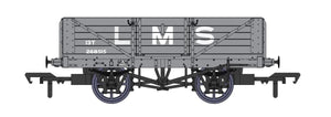 Rapido 937005 OO Gauge 5 PLANK WAGON (DIAGRAM 1666) LMS GREY 268515 - Chester Model Centre