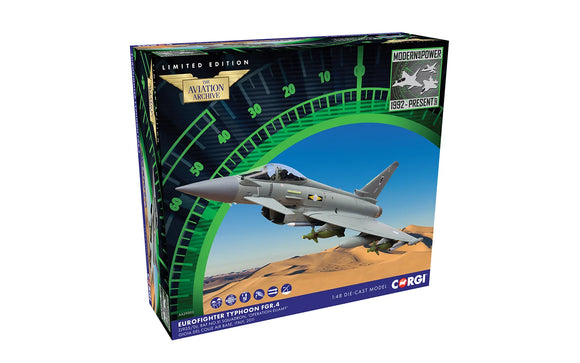 Corgi AA29002 Eurofighter Typhoon FGR.4 RAF No.11 Sqn, Operation Ellamy - Chester Model Centre