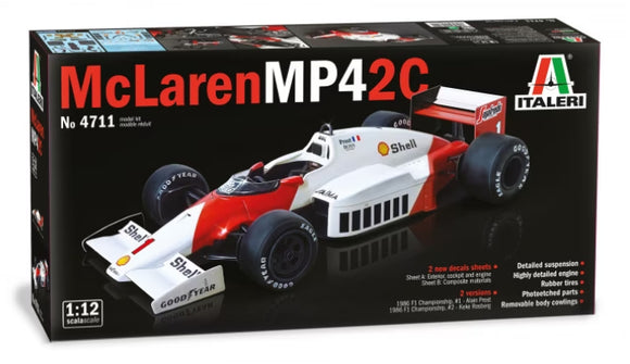 Italeri 1:12 McLaren MP4/2C Prost-Rosberg - Chester Model Centre