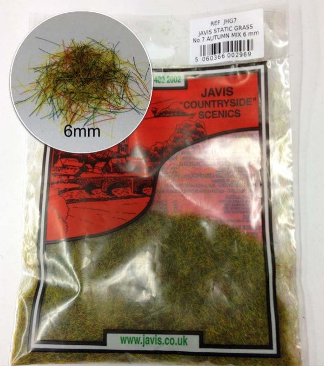 Static Grass No 7 Autumn Mix 6mm
