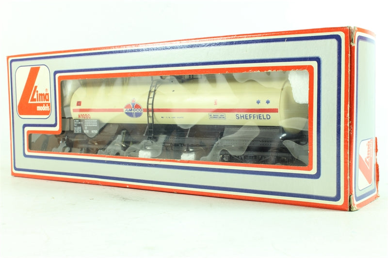 Lima OO/HO Gauge 302913W Bogie Tanker Wagon 'Amoco' Branding A1090 - Chester Model Centre