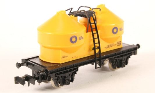 Lima 729 N Gauge Twin Silo Wagon Blue Circle - Chester Model Centre