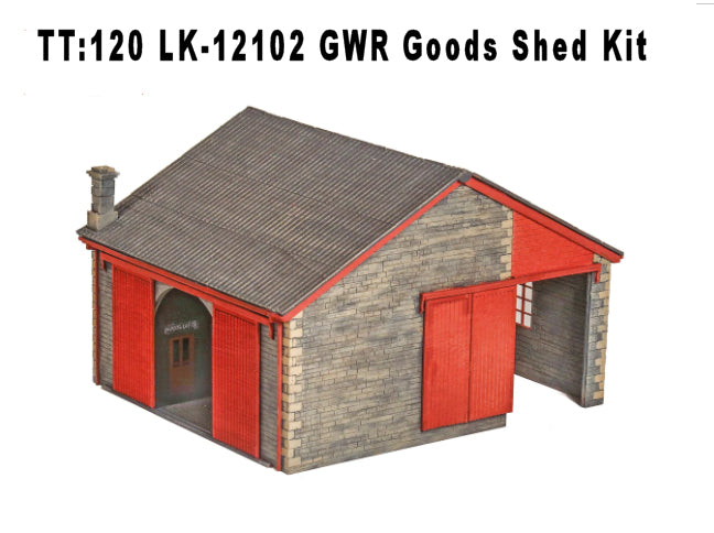 Peco TT:120 LK-121012 GWR Goods Shed Kit - Chester Model Centre