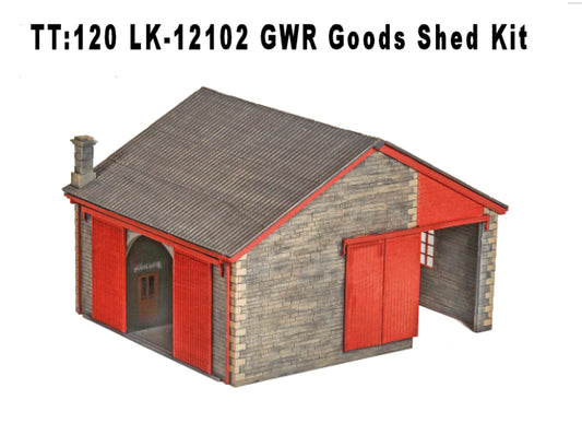Peco TT:120 LK-121012 GWR Goods Shed Kit - Chester Model Centre