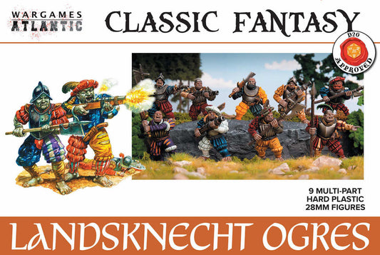 Wargames Atlantic Classic Fantasy Landsknecht Ogres