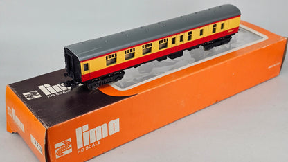 Lima HO Scale 9320 BR Mk1 Brake Second Corridor Coach Crimson/Cream Running No.34100 - Chester Model Centre