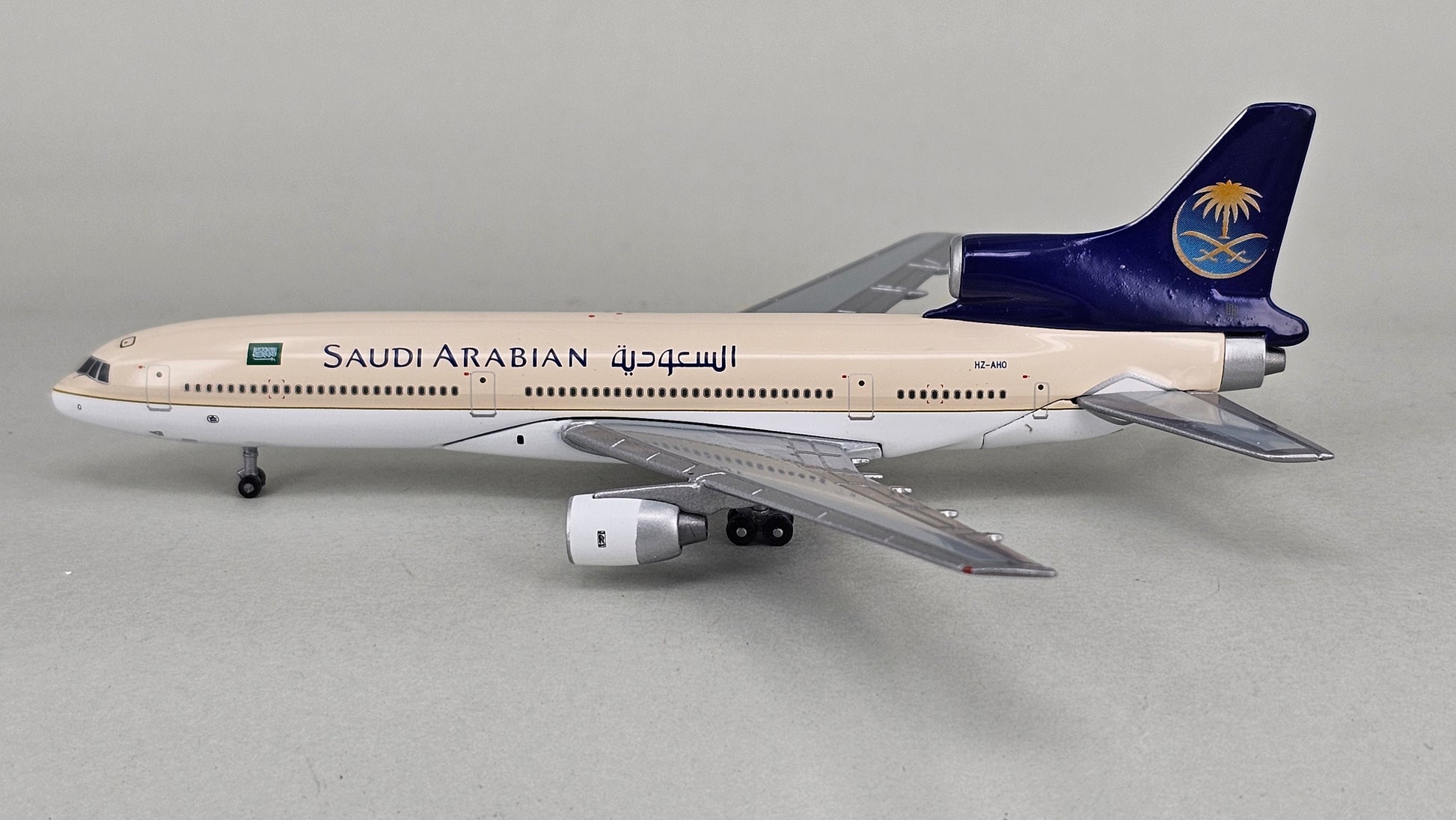 Gemini Jets Limited Edition 1:400 Scale Diecast Lockheed L-1011-385-1-15 'SAUDI ARABIAN' Model Aircraft. Reg No.HZ-AHO - Chester Model Centre