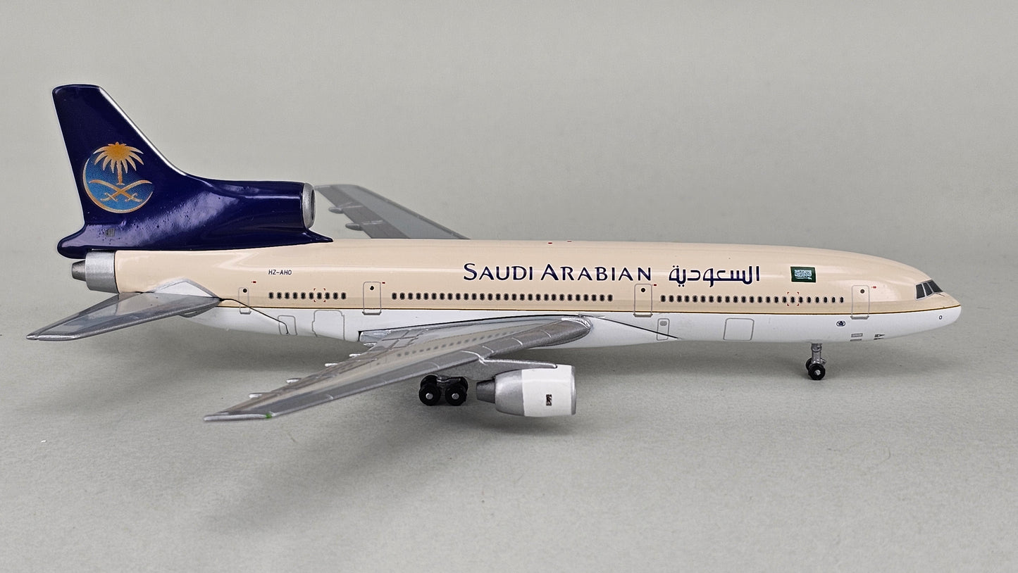 Gemini Jets Limited Edition 1:400 Scale Diecast Lockheed L-1011-385-1-15 'SAUDI ARABIAN' Model Aircraft. Reg No.HZ-AHO - Chester Model Centre