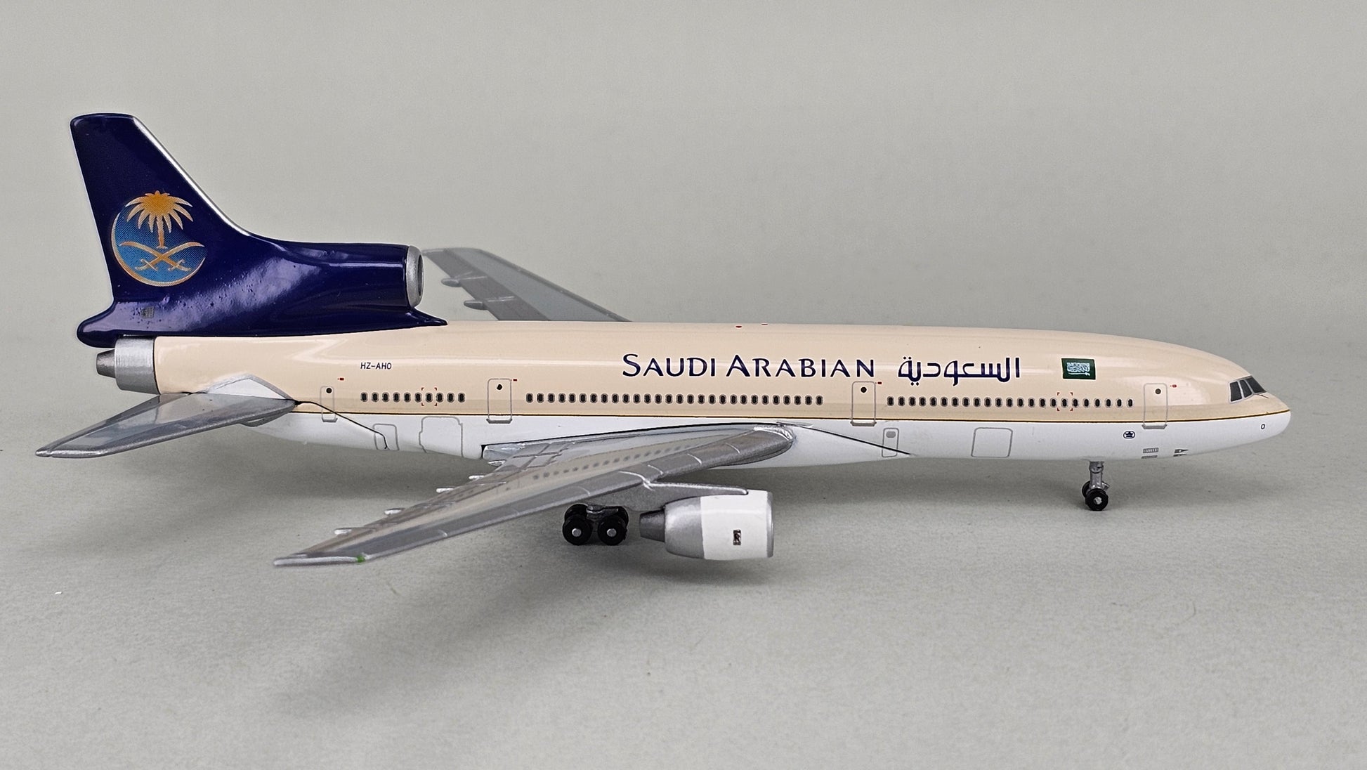 Gemini Jets Limited Edition 1:400 Scale Diecast Lockheed L-1011-385-1-15 'SAUDI ARABIAN' Model Aircraft. Reg No.HZ-AHO - Chester Model Centre