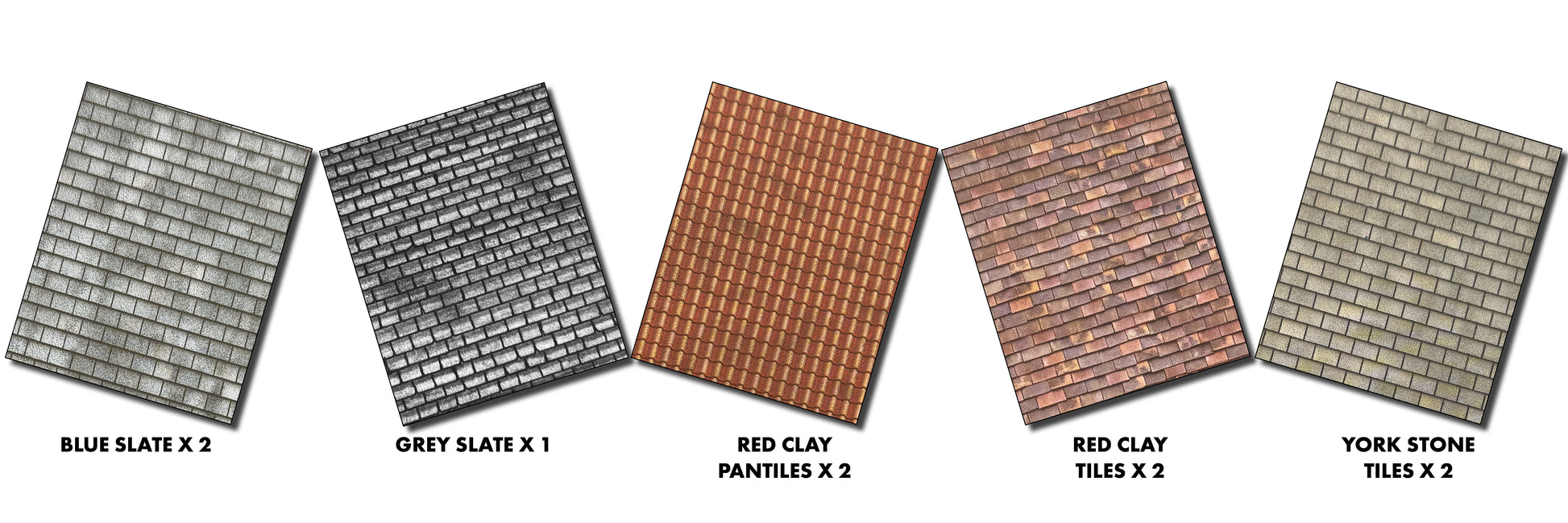 M0061 OO Scale Roofing Tiles (Multipack) - Chester Model Centre