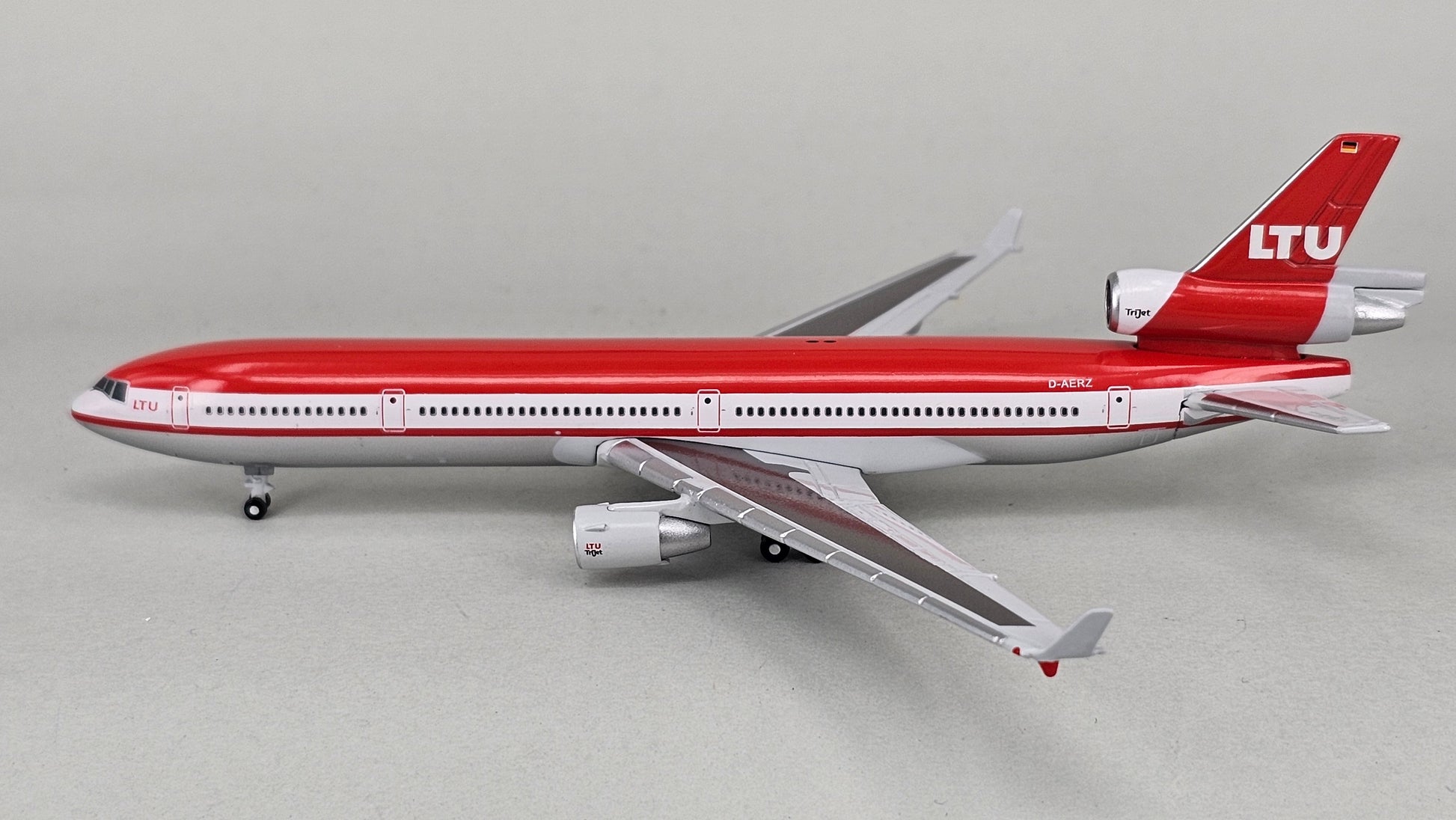 Gemini Jets Limited Edition 1:400 Scale Diecast MD-11 'LTU' Model Aircraft. Reg No. D-AERZ Item Number:3557360 - Chester Model Centre
