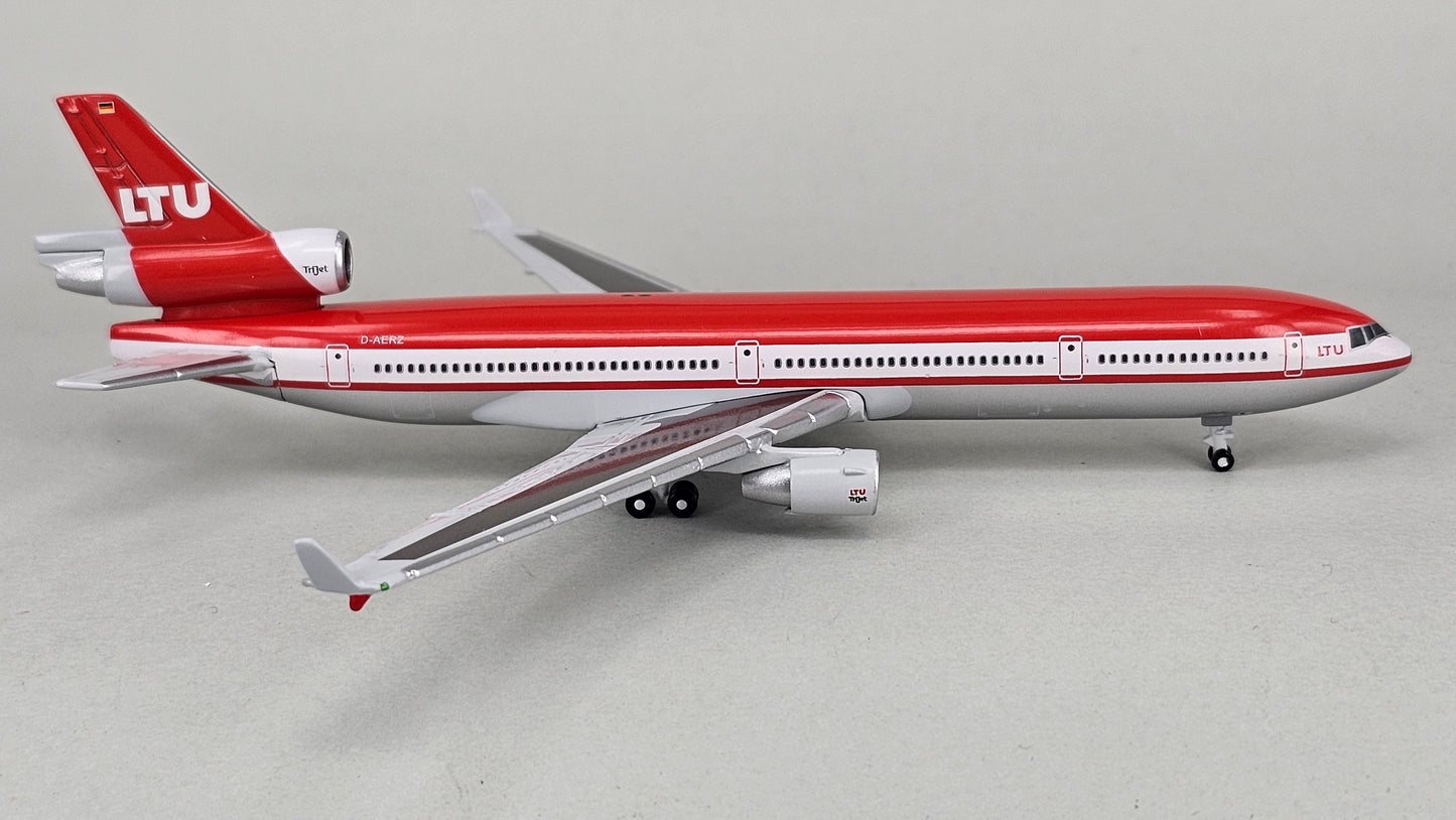 Gemini Jets Limited Edition 1:400 Scale Diecast MD-11 'LTU' Model Aircraft. Reg No. D-AERZ Item Number:3557360 - Chester Model Centre