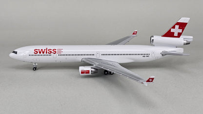 Gemini Jets Limited Edition 1:400 Scale Diecast MD-11 'Swiss Air' Model Aircraft. Reg No. HB-IWC. Item Number: GJSWR385 - Chester Model Centre