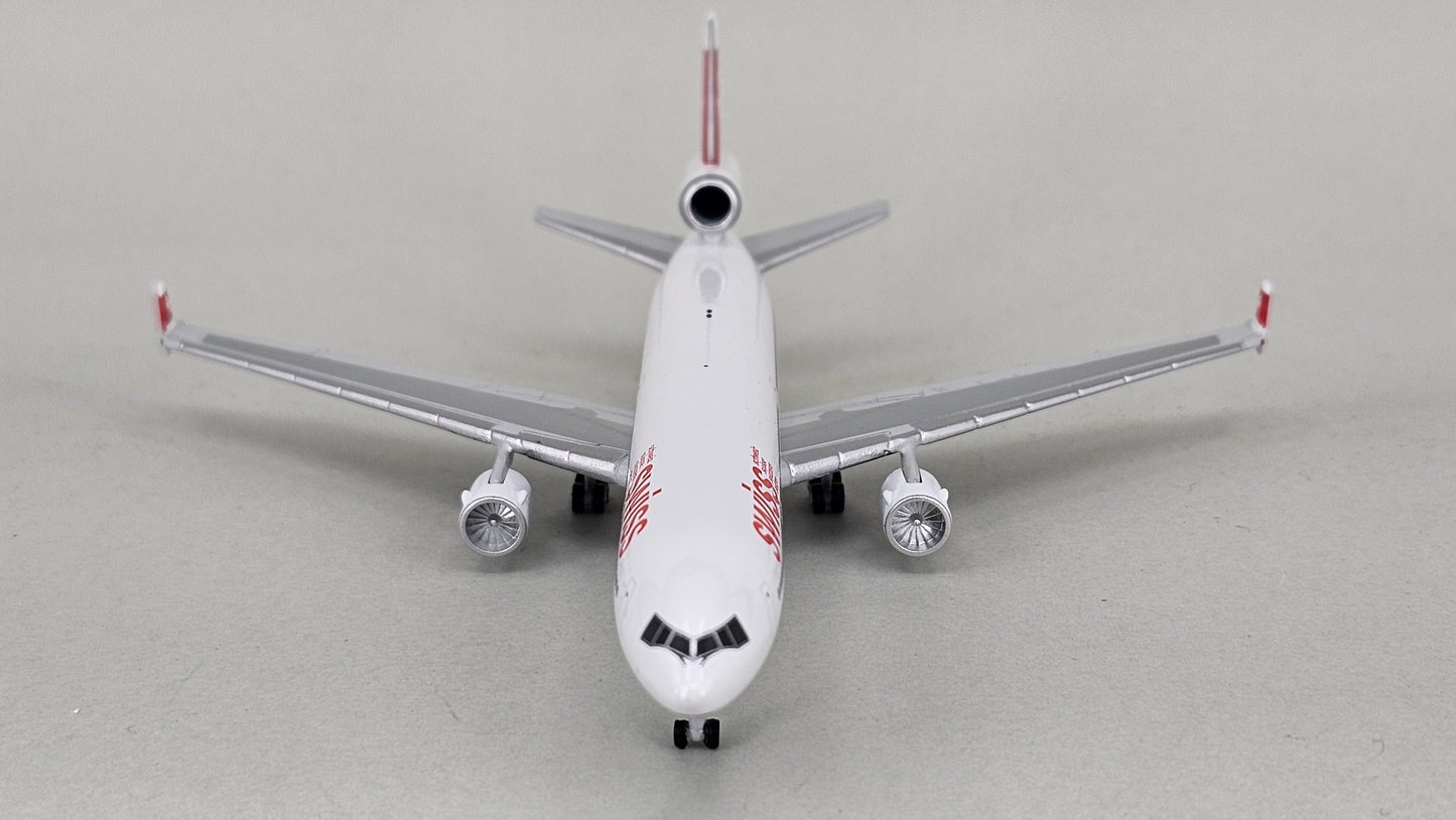 Gemini Jets Limited Edition 1:400 Scale Diecast MD-11 'Swiss Air' Model Aircraft. Reg No. HB-IWC. Item Number: GJSWR385 - Chester Model Centre