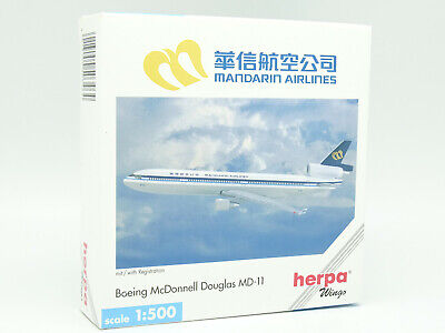 Herpa Wings 503464 Mandarin Airlines Boeing McDonnell Douglas MD-11 (1:500) - Chester Model Centre