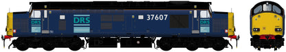 Accurascale 37/6 37607 Direct Rail Services blue with original logos - DCC Ready - Chester Model Centre