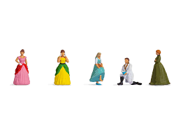 Noch HO15807 Cinderella Fairytale Figure Set - Chester Model Centre