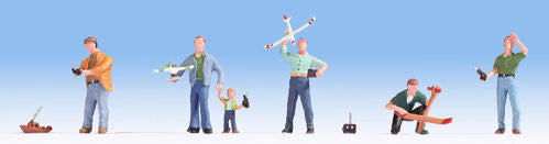 Noch HO/OO Gauge 15887 Hobbyists Figure Set - 6 Figures