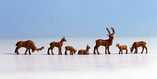 Noch TT:120 N45730 Deer (7) Figure Set - Chester Model Centre