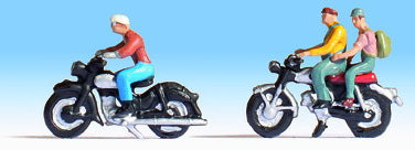 Noch TT:120 N45904  Motorcyclists (2) Figure Set - Chester Model Centre