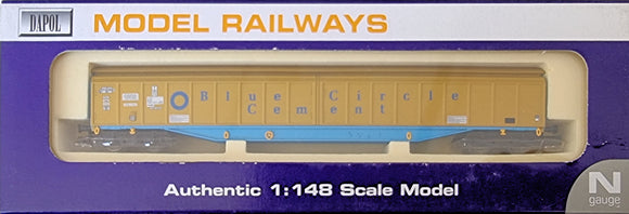 Dapol N GAUGE NB-055A Blue Circle Ferry Wagon 2797611 - Chester Model Centre