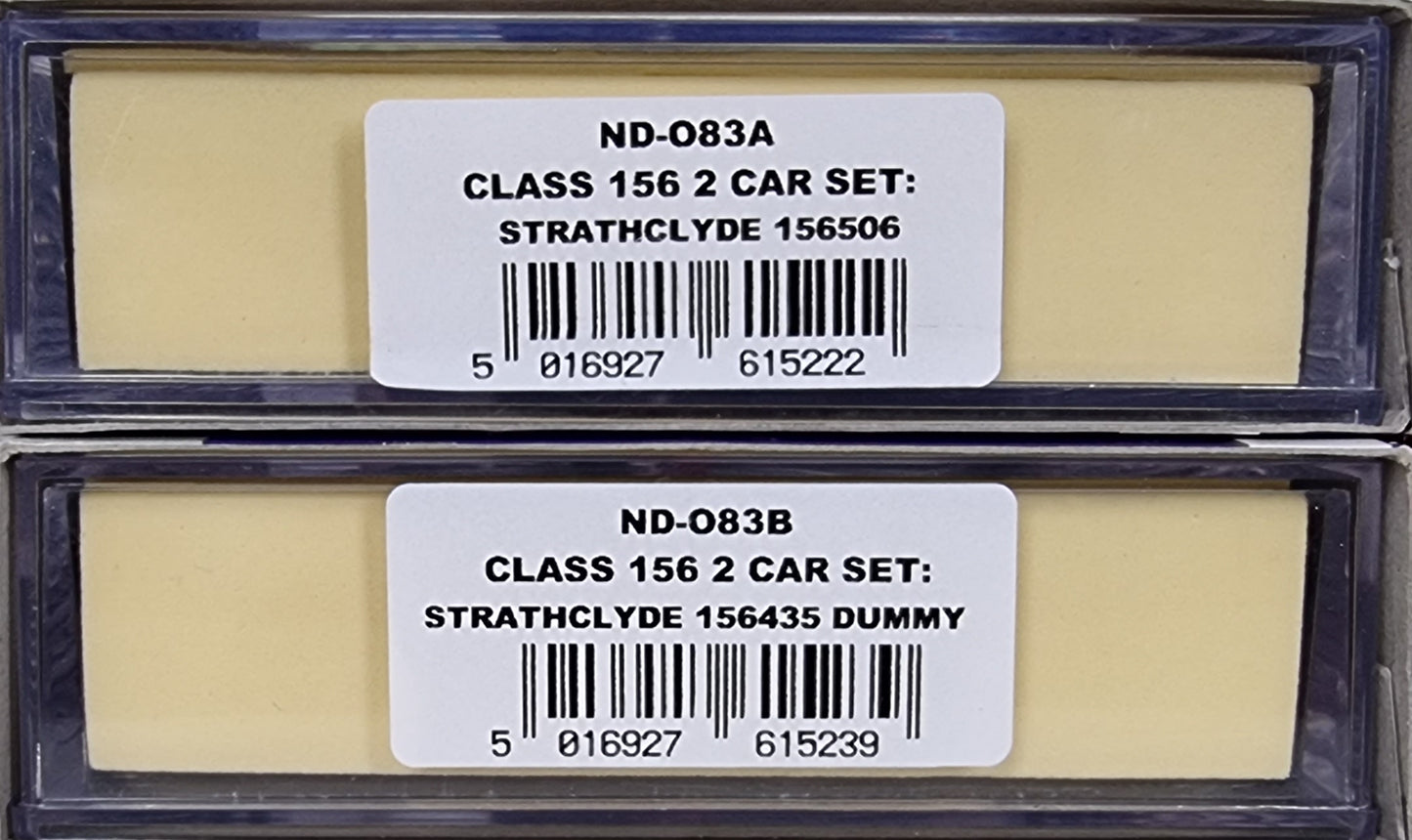 Dapol N Gauge ND-083A (Motorised) & ND-083B (Dummy) 4-Car Class 156 Strathclyde Livery - Chester Model Centre