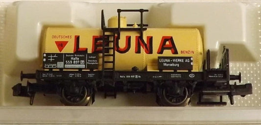 FLEISCHMANN N Gauge #8420K 4 Wheel Tank Wagon LEUNA Branding - Chester Model Centre