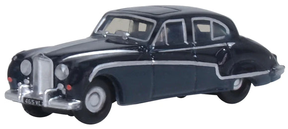 Oxford Diecast Jaguar MKVIII Indigo Blue-Cotswold Blue - Chester Model Centre