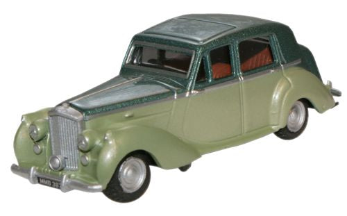 Oxford Diecast Balmoral Green Met./Ice Green Bentley MkVI - 1:76 Scale - Chester Model Centre