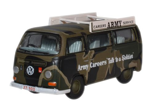 Oxford Diecast Army Careers AUS VW Bay Window Bus - 1:76 Scale - Chester Model Centre