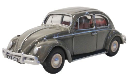 Oxford Diecast Anthracite VW Beetle - 1:76 Scale - Chester Model Centre