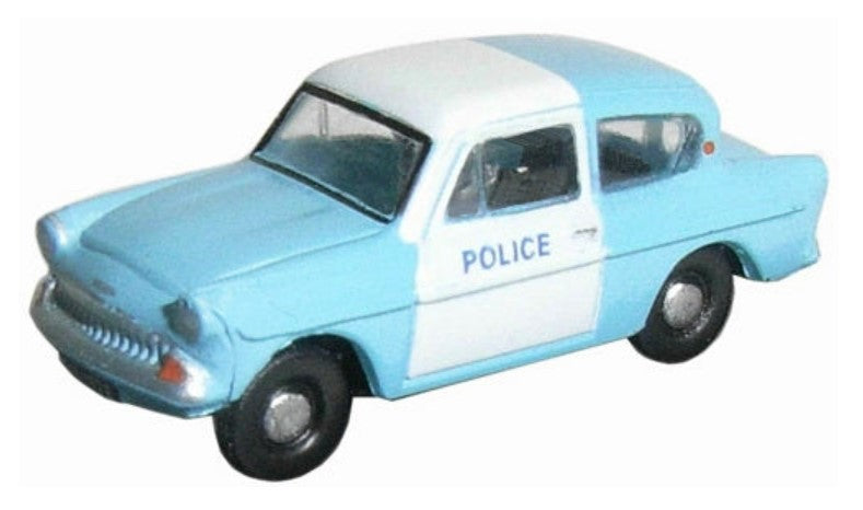 OXFORD DIECAST #N105003 - POLICE FORD ANGLIA Panda Car N Gauge