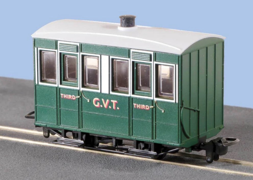 PECO GR-500 Glyn Valley Tramway Enclosed Third Class Coach - Chester Model Centre