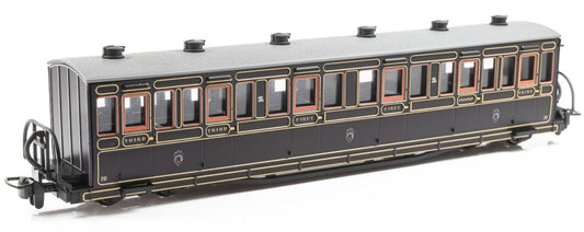 PECO 00-9 Scale GR-620B Festiniog Railway Long 'Bowsider' Bogie Coach Victorian Livery No.20 - Chester Model Centre