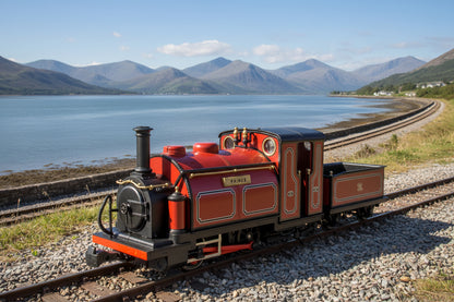 PECO / KATO #51-251B 00-9 Gauge Ffestiniog & West Highland Railway - Small England 'PRINCE' Lined Maroon Livery