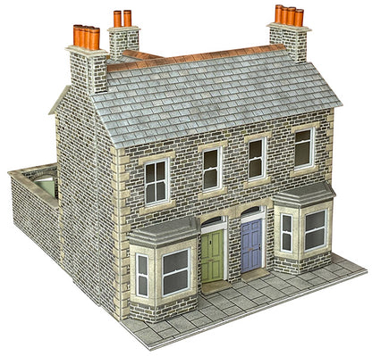 METCALFE PO301 00/HO Scale Terraced Houses – Stone - Chester Model Centre