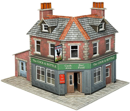 Metcalfe PO308 00/HO Scale Corner Shop / Pub – Brick - Chester Model Centre