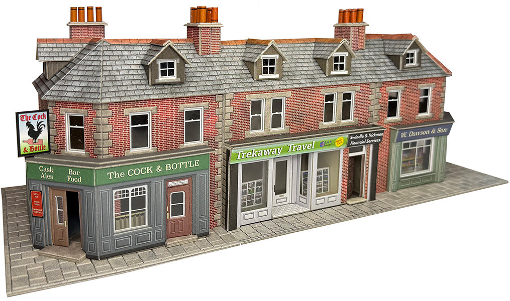Metcalfe PO308 00/HO Scale Corner Shop / Pub – Brick - Chester Model Centre