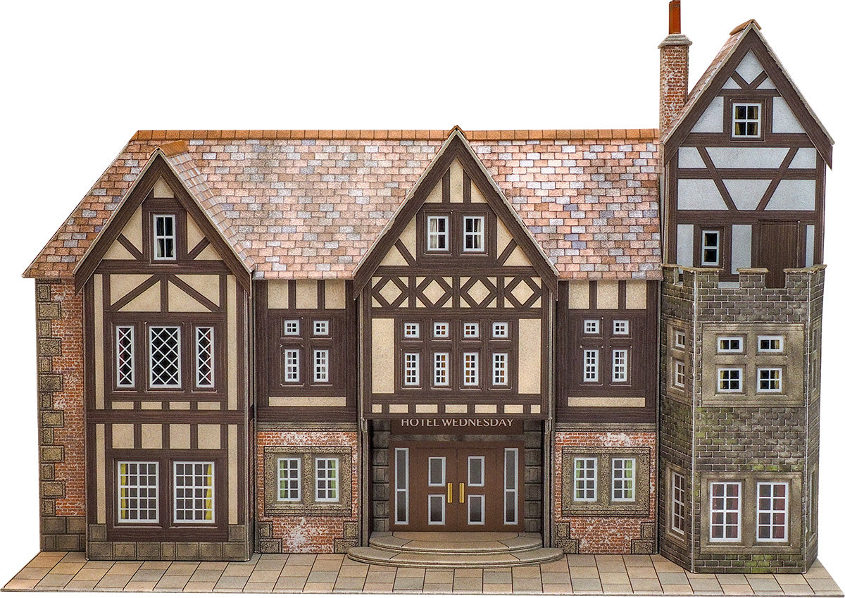 Metcalfe PO375 00/H0 Scale Hotel Wednesday - Chester Model Centre
