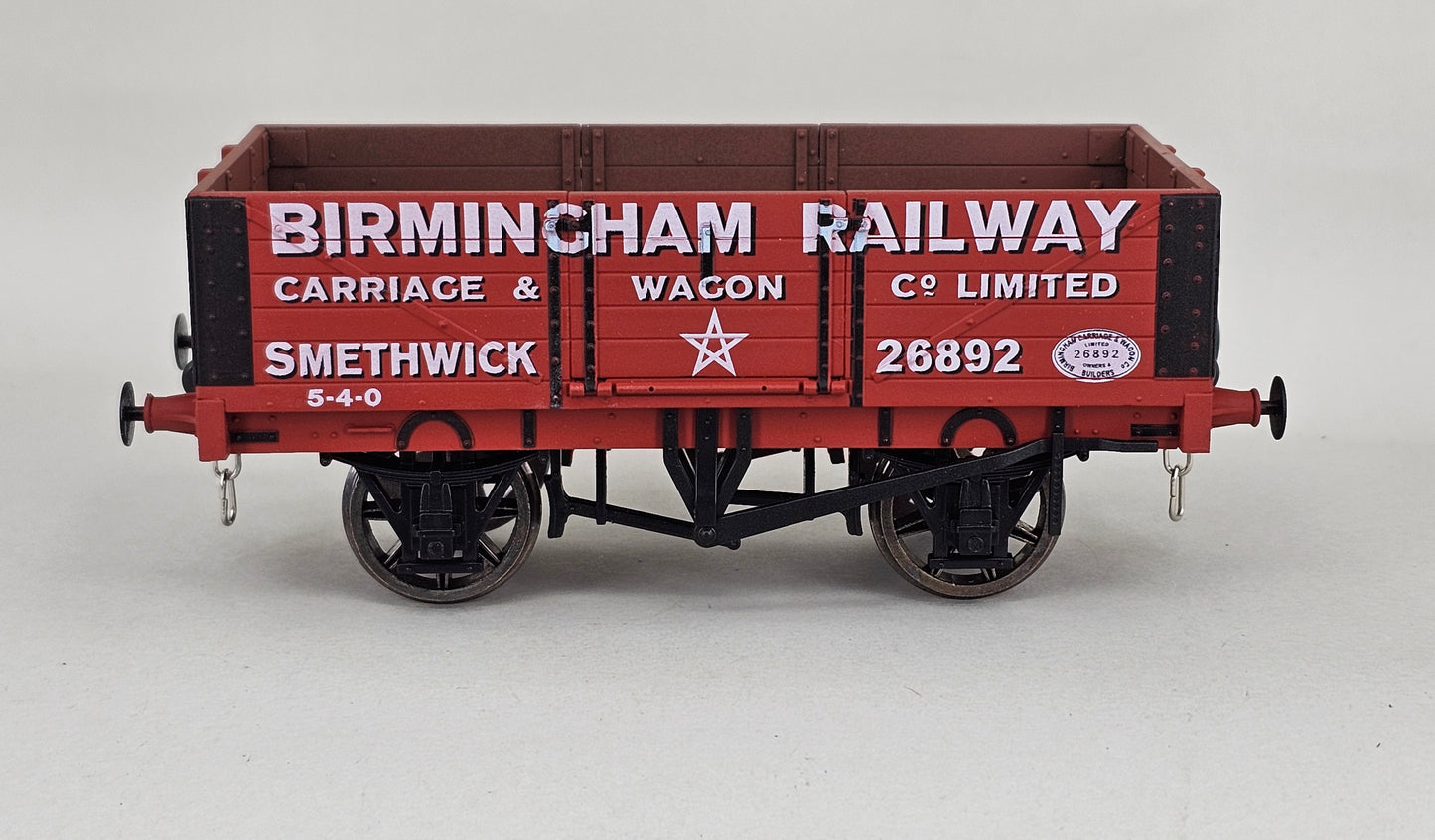DAPOL Limited Edition (1/100) POWO1 'Birmingham Railway Carriage & Wagon Co. Limited' 5 Plank Wagon No.26892 (Tower Models 'Train Maker Series' Exclusive Model) - Chester Model Centre