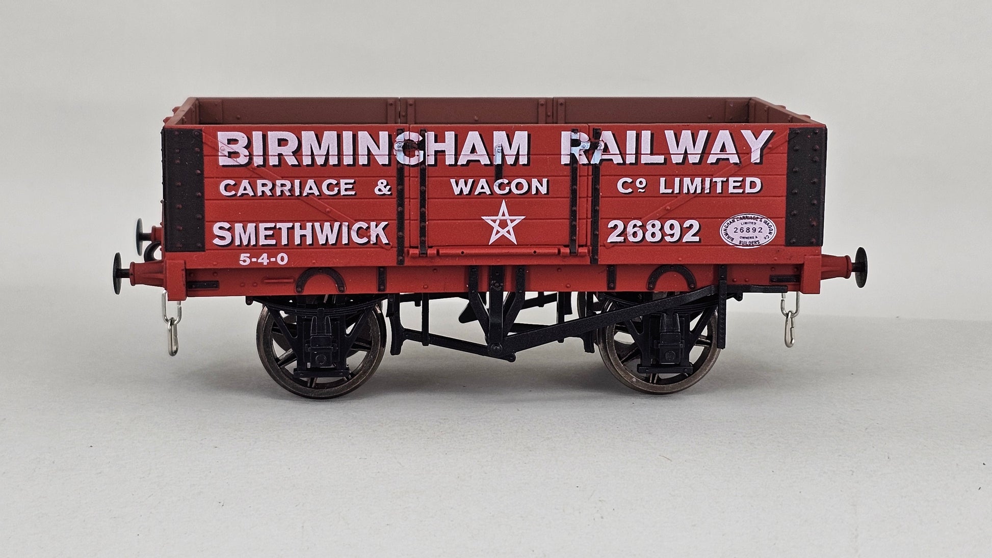 DAPOL Limited Edition (1/100) POWO1 'Birmingham Railway Carriage & Wagon Co. Limited' 5 Plank Wagon No.26892 (Tower Models 'Train Maker Series' Exclusive Model) - Chester Model Centre