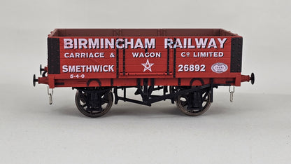 DAPOL Limited Edition (1/100) POWO1 'Birmingham Railway Carriage & Wagon Co. Limited' 5 Plank Wagon No.26892 (Tower Models 'Train Maker Series' Exclusive Model) - Chester Model Centre