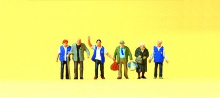 Preisser PR75046 TT:120 Travellers Aid (6) Figure Set - Chester Model Centre