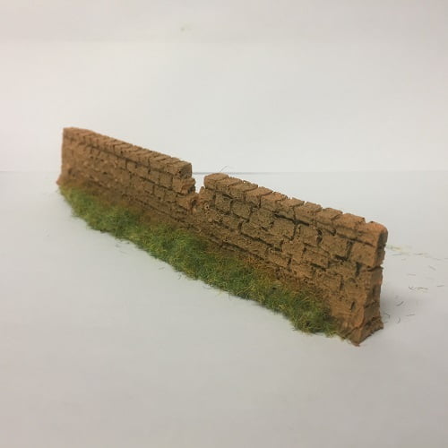 PW3LTREDDAM “OO” Light Red Damaged Garden Walling - Chester Model Centre