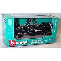 Bburago Lewis Hamilton Mercedes F1W14 E Performance with Figure - Chester Model Centre