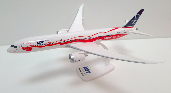 PPC Holland Polish Airlines LOT Boeing 787-9 1:200 - Chester Model Centre