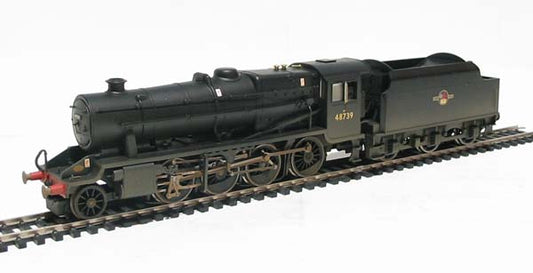 Hornby R2463 Class 8F 2-8-0 No.48739 in BR Black - Late Crest - Weathered. DCC Ready - 8 Pin Socket - Chester Model Centre