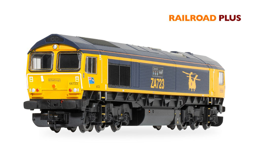 Hornby R30429 RailRoad Plus: Class 66 - GBRf - Chinook 66723 - Chester Model Centre