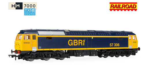 Hornby R30441TXS RailRoad: GBRf - Class 57 - 57306 (DCC Sound Fitted) - Chester Model Centre